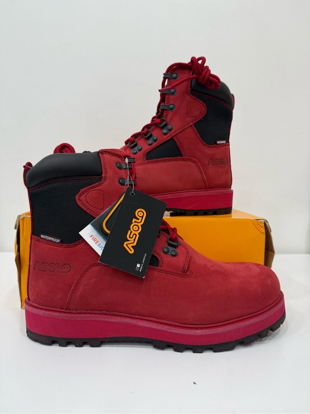 Asolo Welt Mid 6” AS-713M Waterproof Winter Lace Up Boot Men Size 11